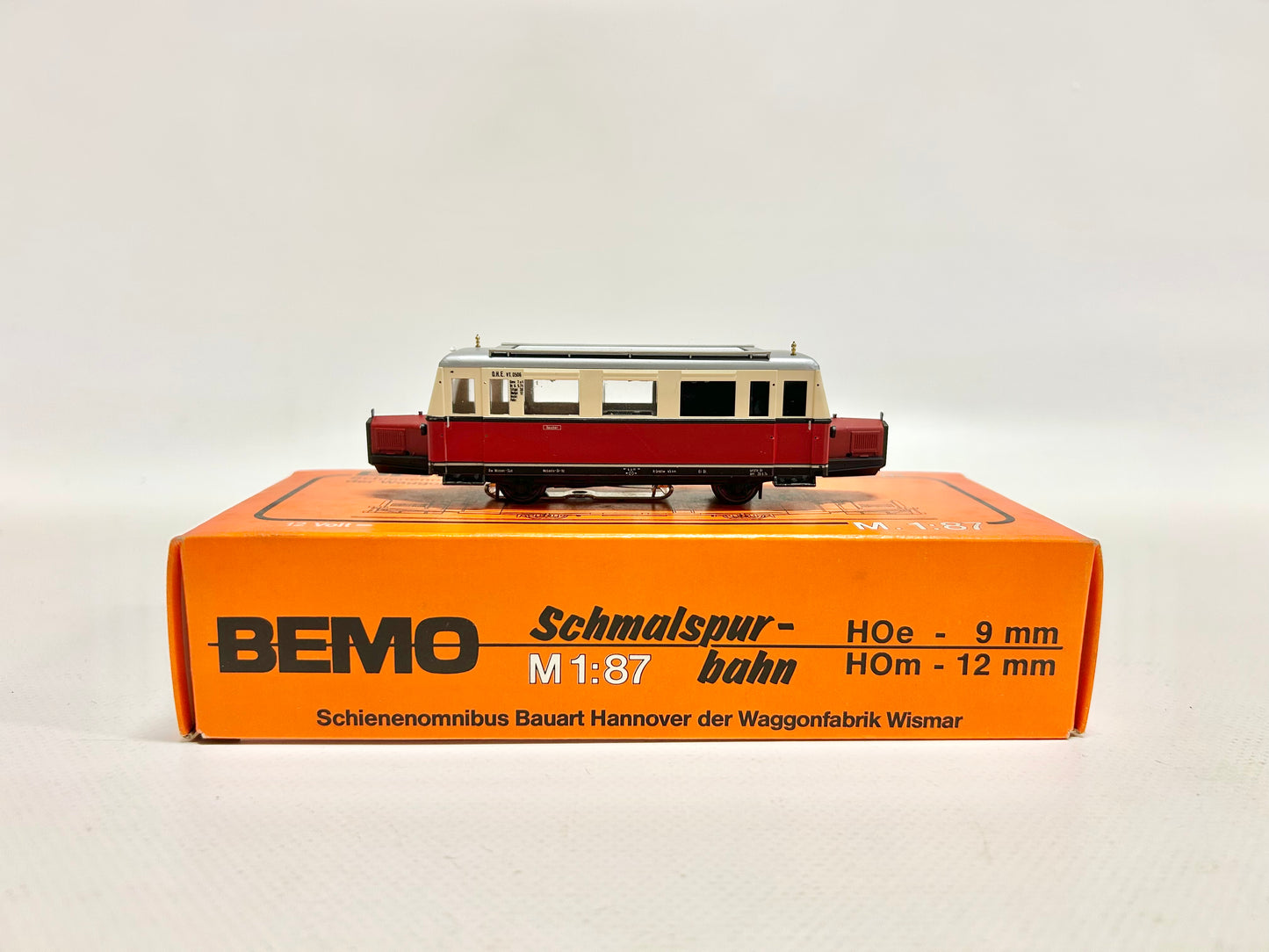 Bemo 1609 AC Dieseltriebwagen Wismarer Schienenbus Vt 0506 AC H0