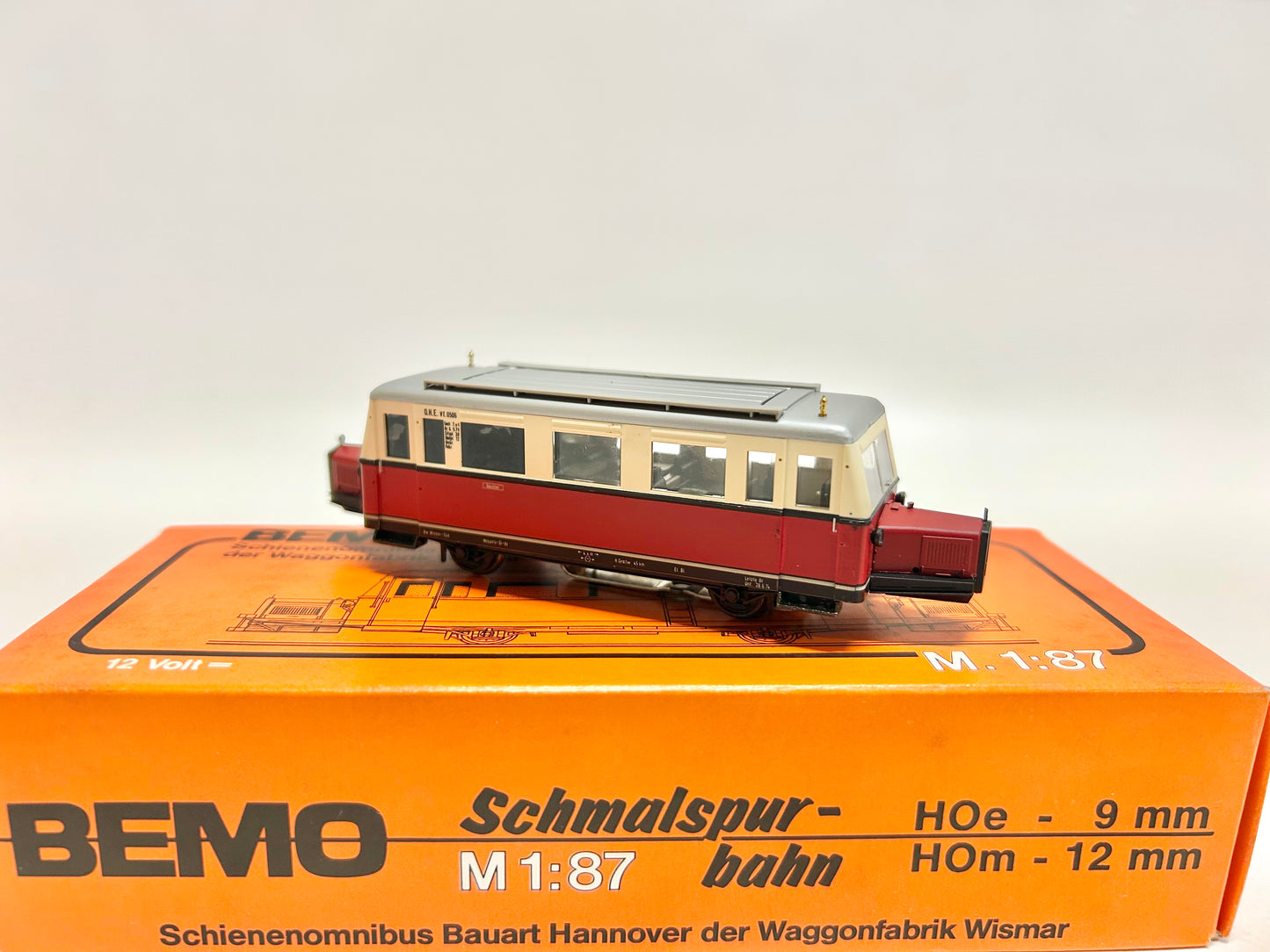 Bemo 1609 AC Dieseltriebwagen Wismarer Schienenbus Vt 0506 AC H0