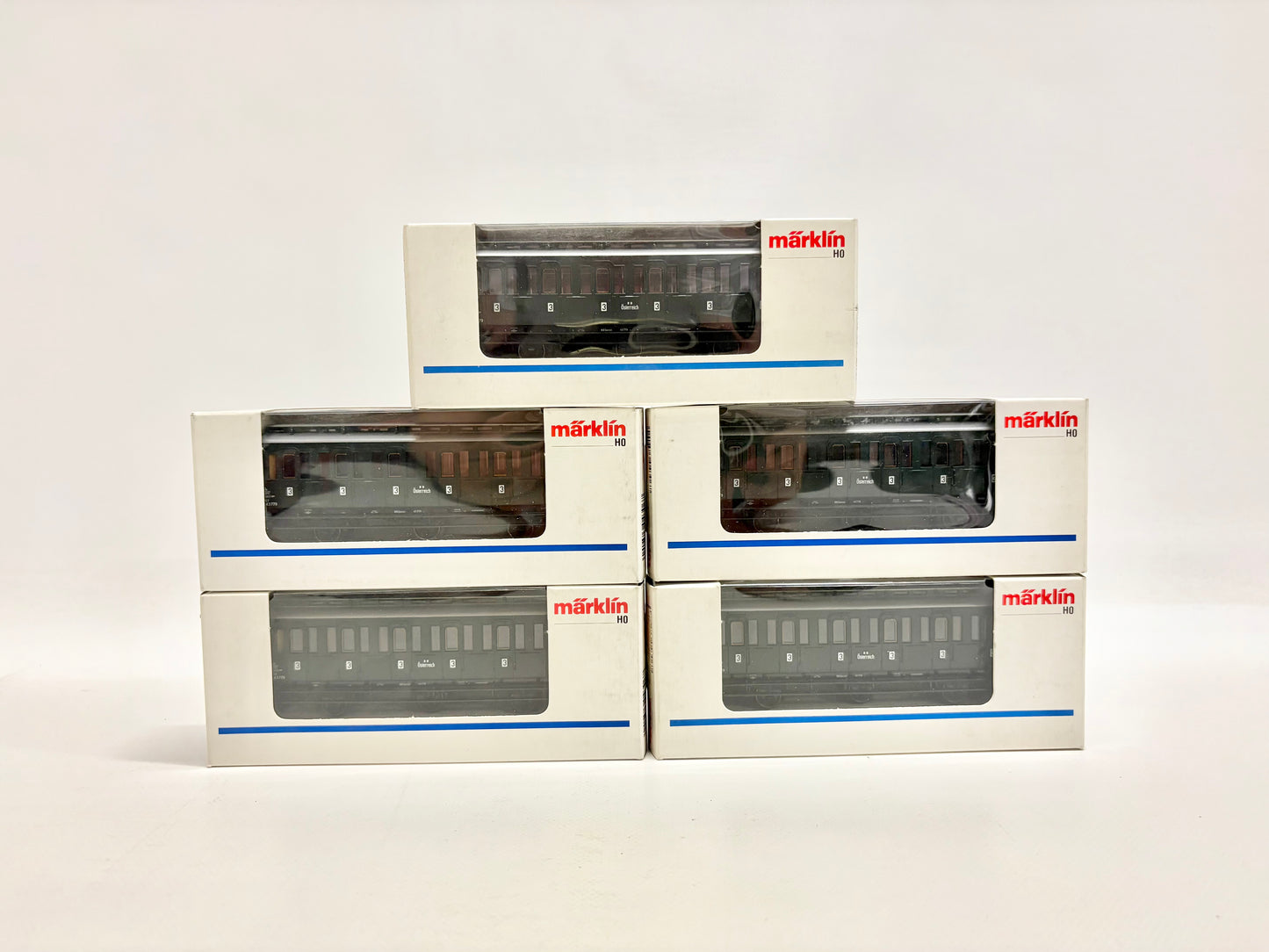 Märklin 4306 5x Abteilwagen Personenwagen ÖBB AC H0