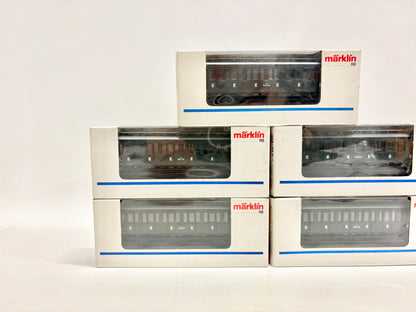 Märklin 4306 5x Abteilwagen Personenwagen ÖBB AC H0