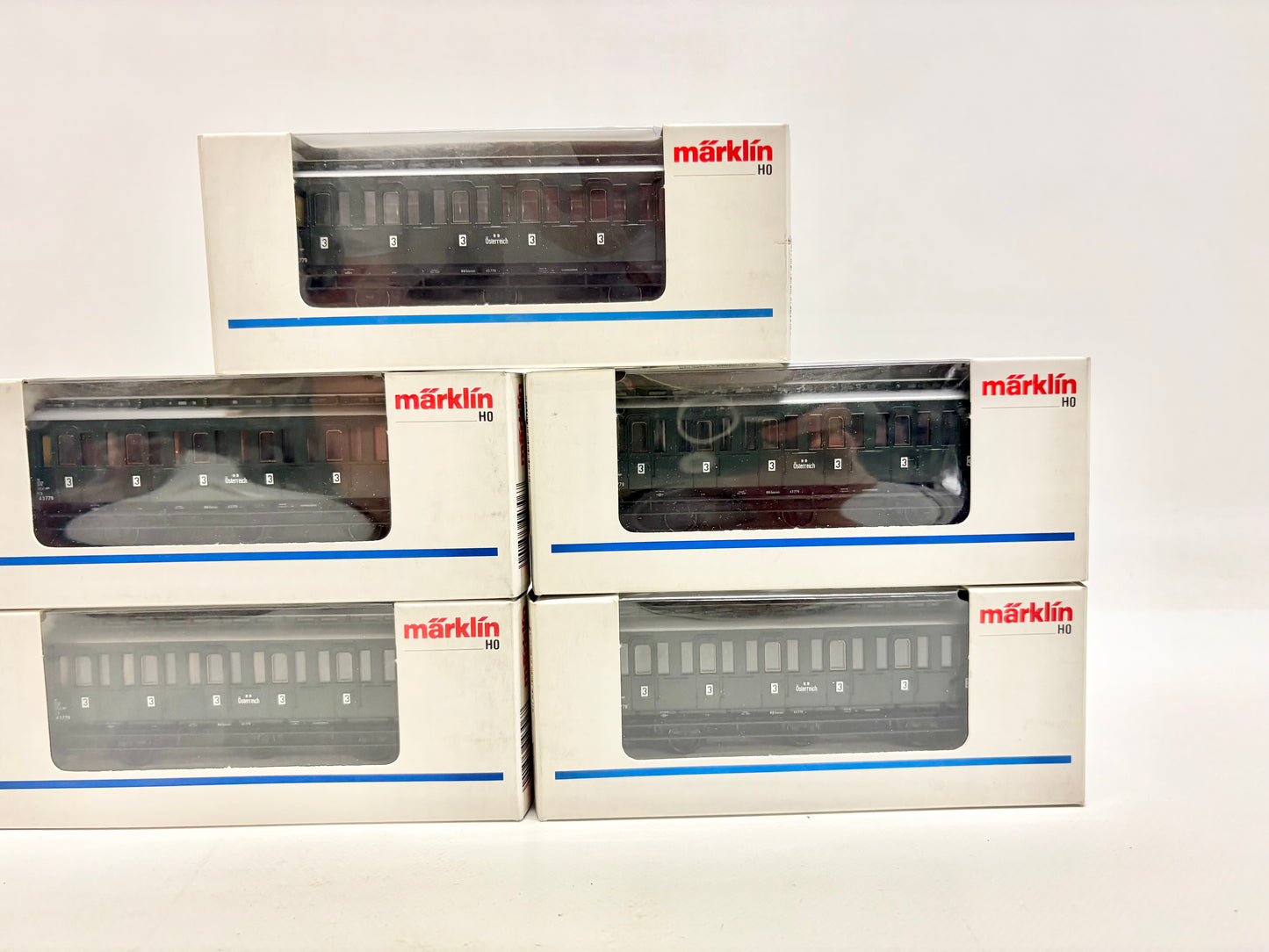 Märklin 4306 5x Abteilwagen Personenwagen ÖBB AC H0