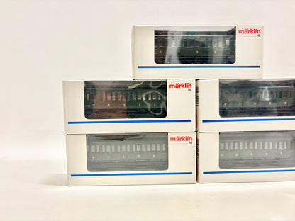 Märklin 4304 4204 4205 5x Abteilwagen Personenwagen SNCF AC H0
