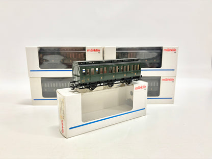 Märklin 4304 4204 4205 5x Abteilwagen Personenwagen SNCF AC H0