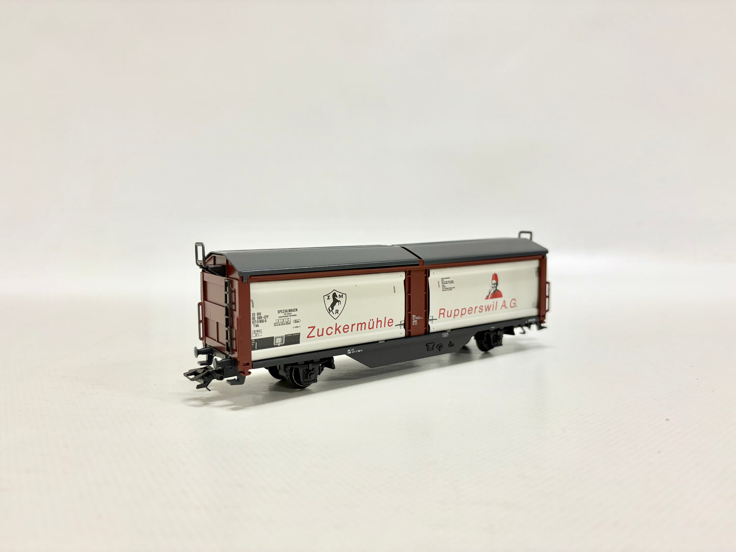 Märklin 4833 Schiebedachwagen Zuckermühle Rupperswil AG SBB AC H0