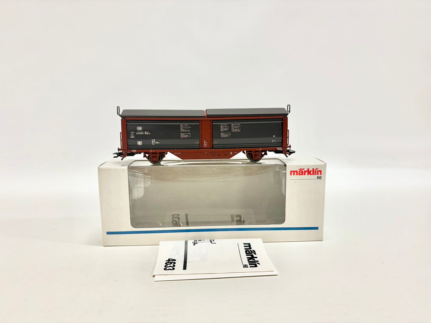Märklin 4633 Schiebedachwagen Güterwagen DB AC H0