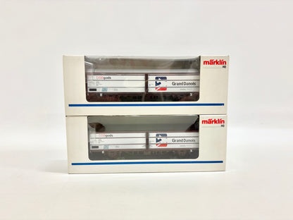 Märklin 2x 4837 Schiebewandwagen Hbis "Grand Danois" DSB AC H0
