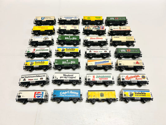 Märklin 28x Werbewagen/ Kühlwagen Güterwagen Konvolut H0