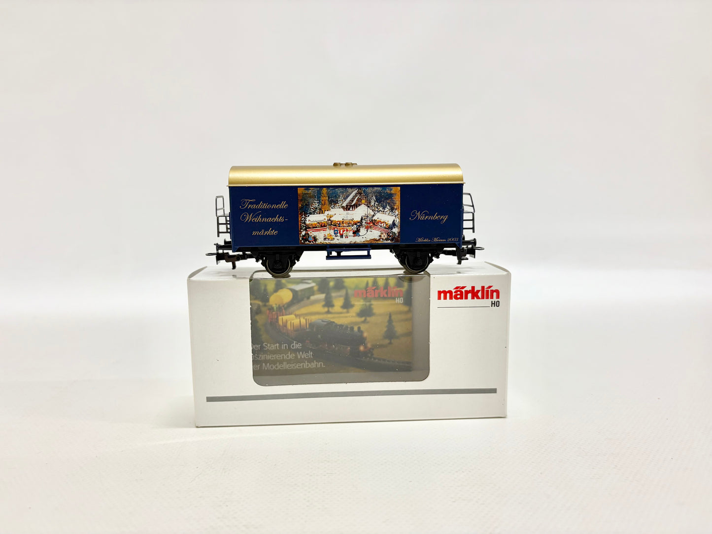 Märklin 4415.365 Kühlwagen Weihnachtsmärkte Nürnberg 2003 AC H0