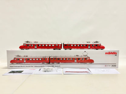 Märklin 39260 Mfx Digital & Sound Elektrotriebwagen Doppel-Triebwagen Rae 4/8 "Churchill-Pfeil" SBB AC H0