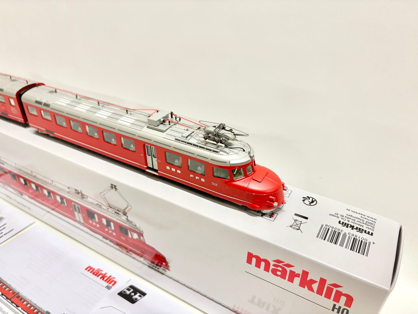 Märklin 39260 Mfx Digital & Sound Elektrotriebwagen Doppel-Triebwagen Rae 4/8 "Churchill-Pfeil" SBB AC H0
