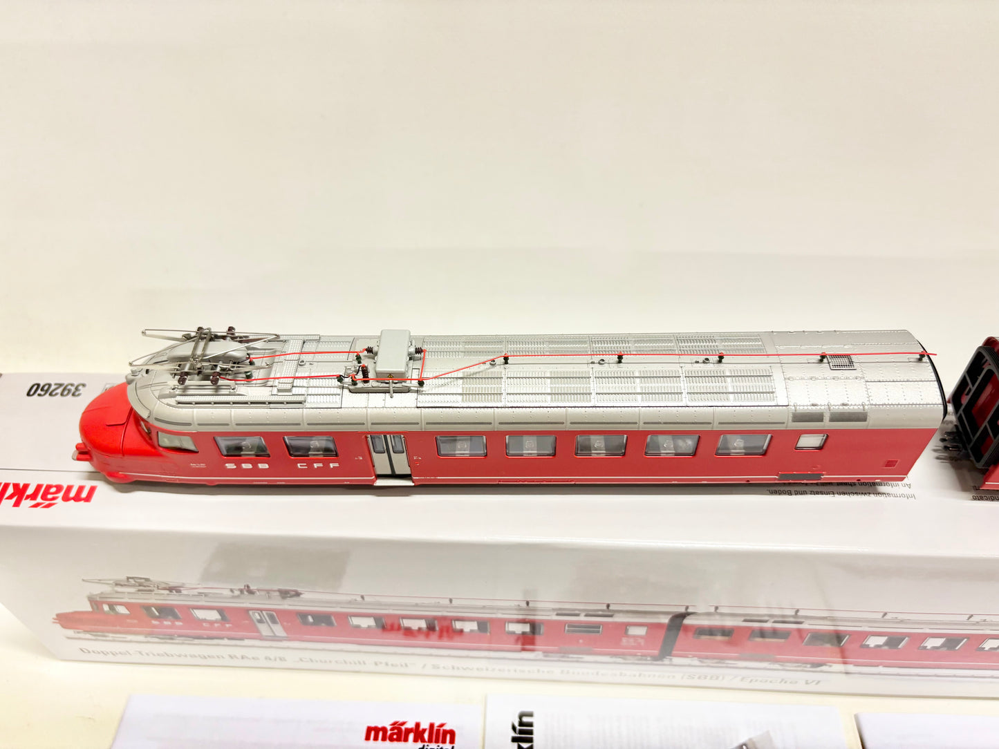 Märklin 39260 Mfx Digital & Sound Elektrotriebwagen Doppel-Triebwagen Rae 4/8 "Churchill-Pfeil" SBB AC H0