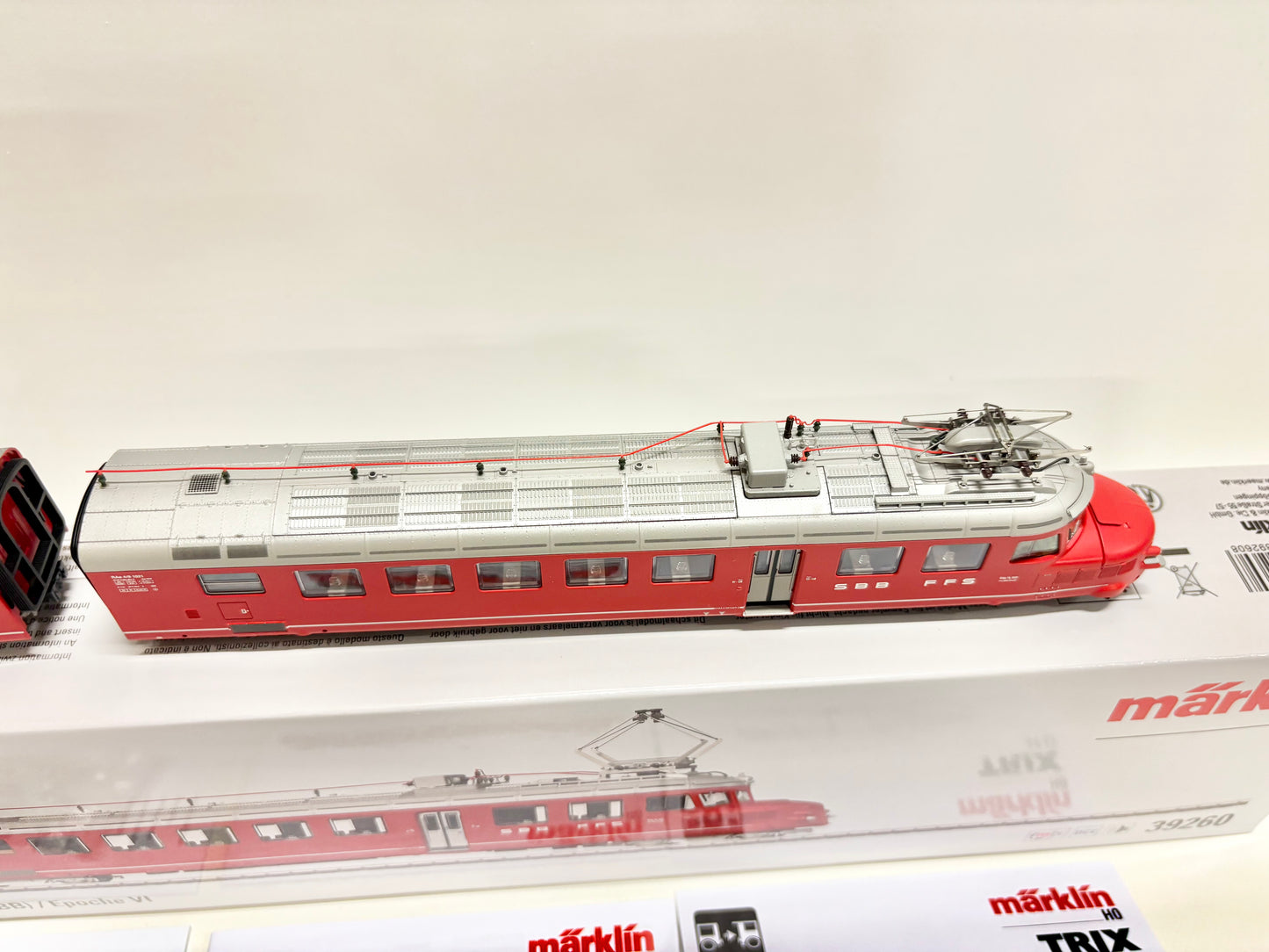 Märklin 39260 Mfx Digital & Sound Elektrotriebwagen Doppel-Triebwagen Rae 4/8 "Churchill-Pfeil" SBB AC H0