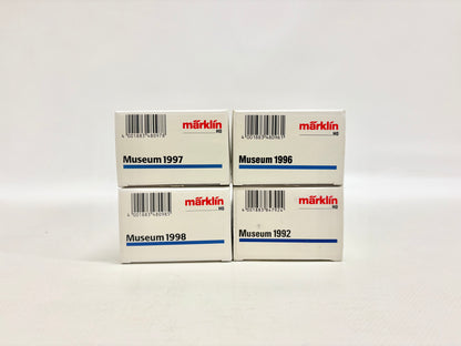 Märklin 4x Museumswagen 1997 1996 1998 1992 Güterwagen AC H0
