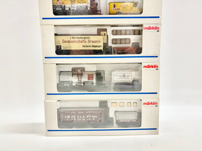 Märklin 5x Museumswagen 1993 1994 1997 1992 1995 Güterwagen AC H0