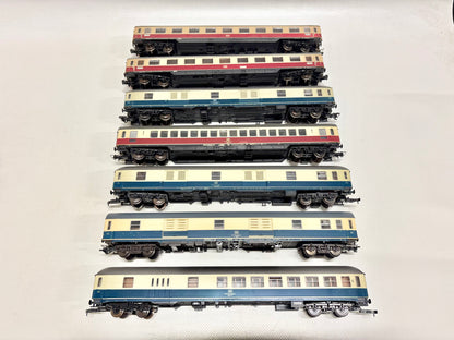 Roco 7x Schellzugwagen TEE DC H0