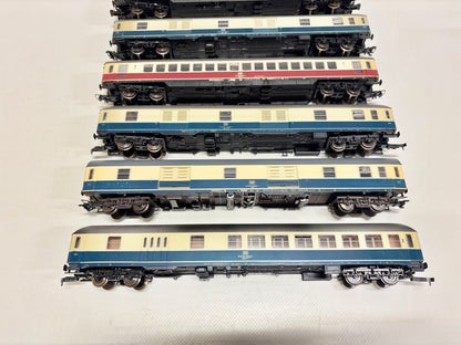 Roco 7x Schellzugwagen TEE DC H0