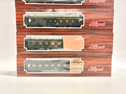 Liliput 84500 4x Personenwagen DB DC H0