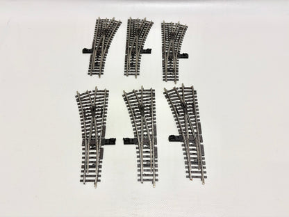 Märklin 2265 2266 K-Gleis 6x Handweiche AC H0