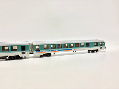 Märklin 3376 Dieseltriebwagen Br 628 203-2 "Volksbank" DB AC H0