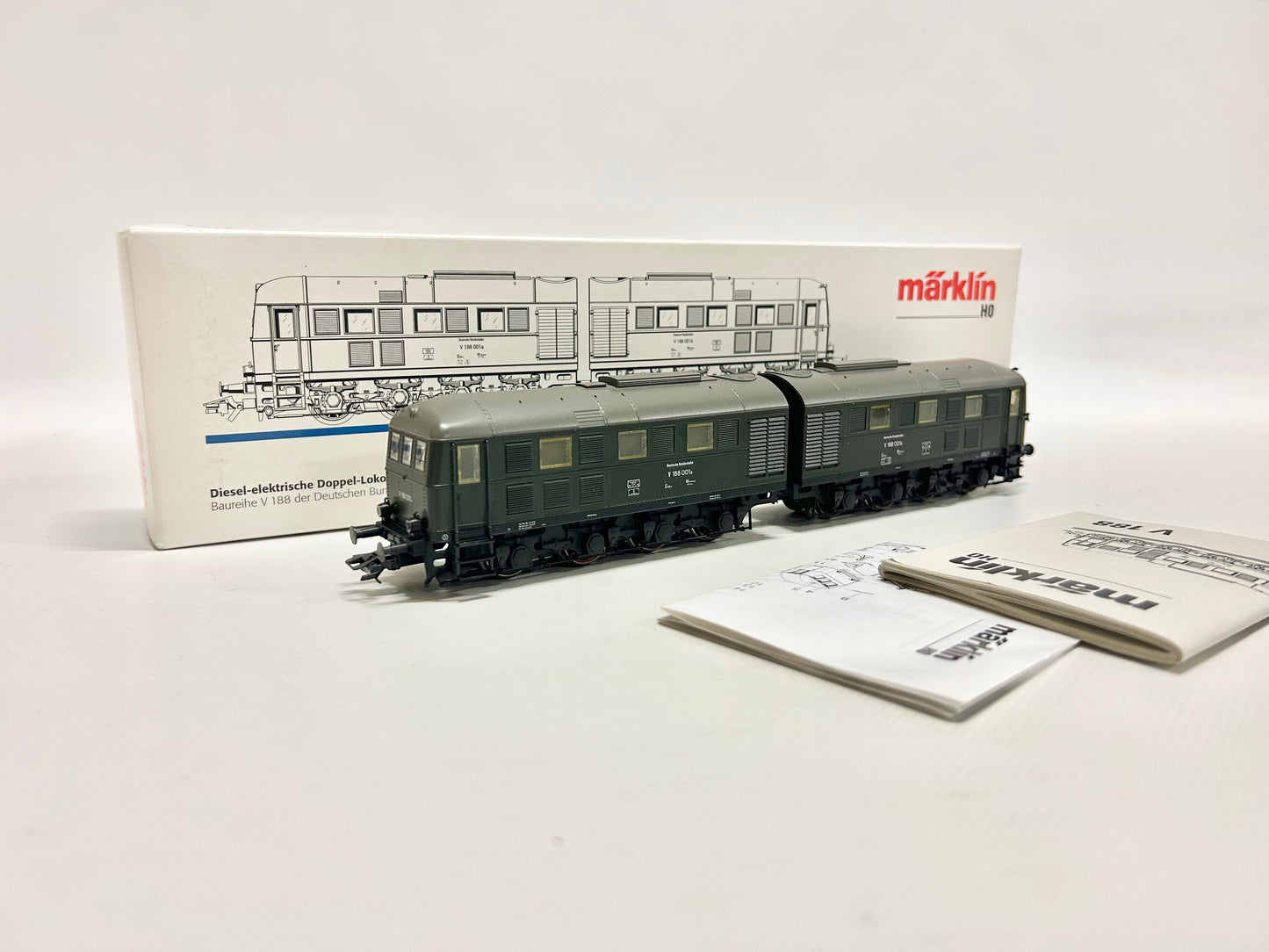 Märklin 34282 Digital Diesellok Br V188 001a DB AC H0