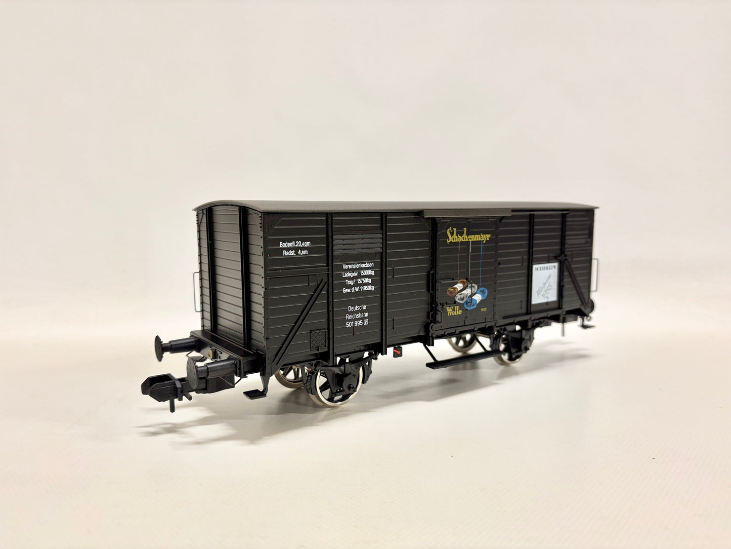 Märklin Museumswagen 1995 "Schachenmayr Wolle" DR Spur 1