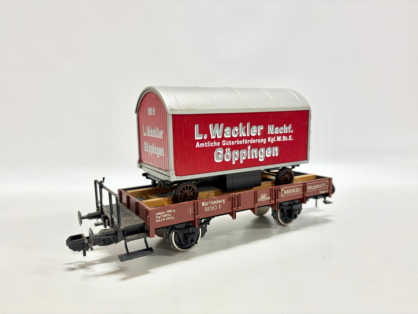 Märklin 58363 Museumswagen 1998 Güterwagen "L. Wacker" Spur 1