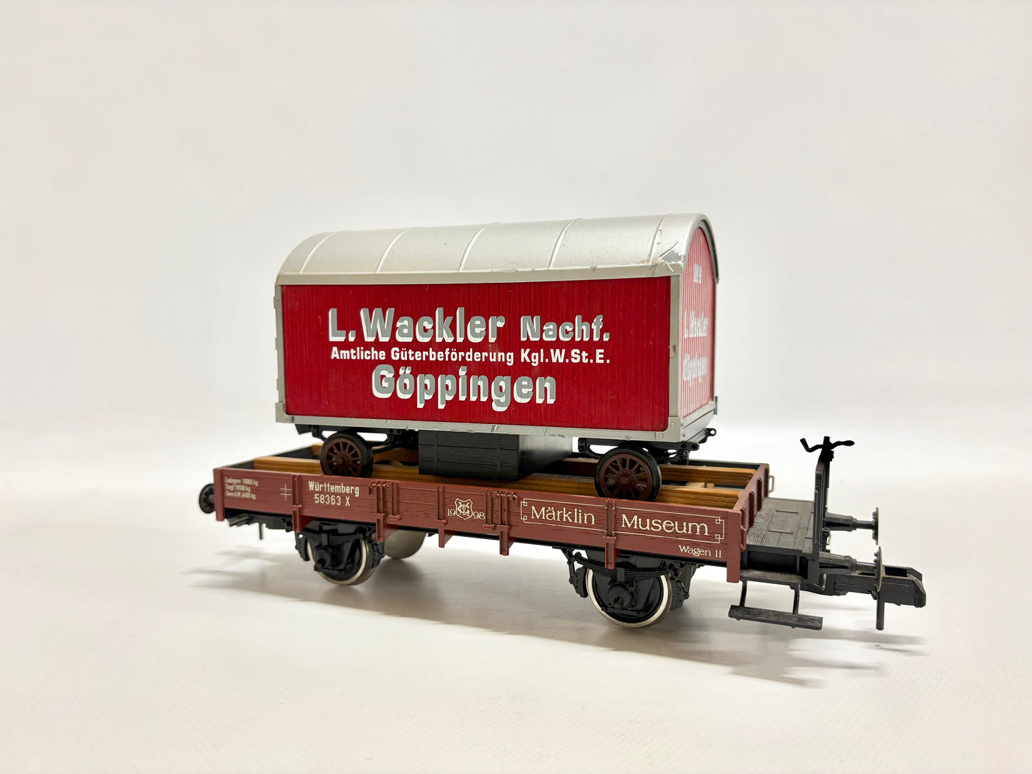 Märklin 58363 Museumswagen 1998 Güterwagen "L. Wacker" Spur 1