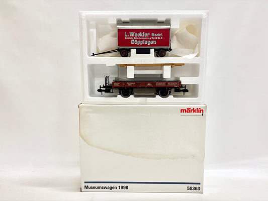 Märklin 58363 Museumswagen 1998 Güterwagen "L. Wacker" Spur 1