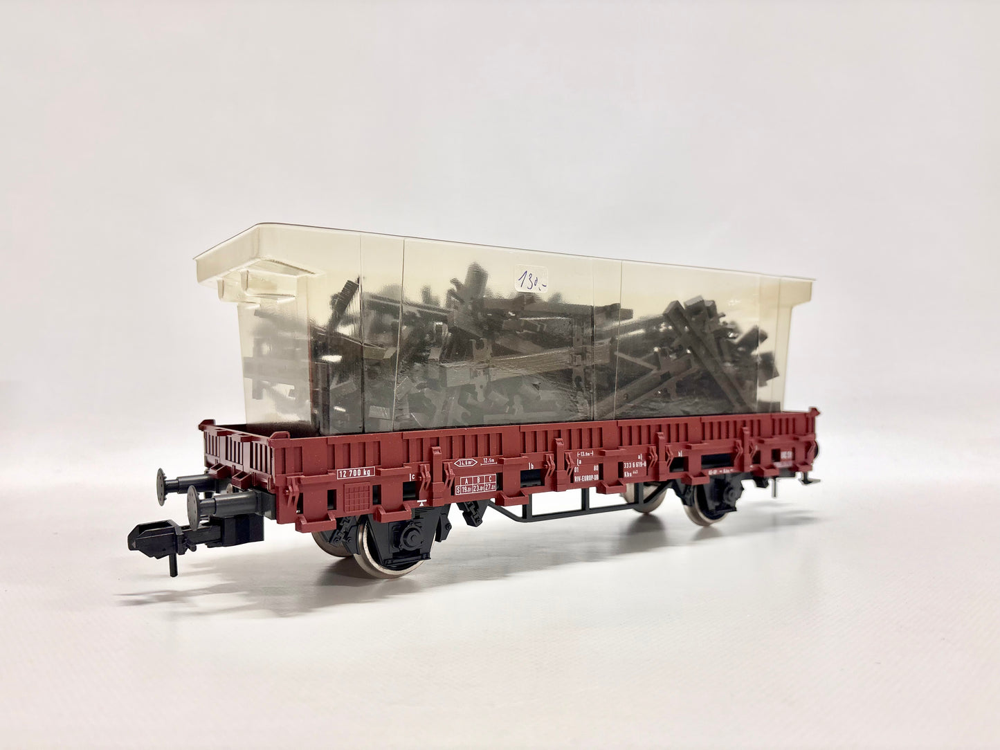 Märklin 5825 Rungenwagen mit Schwellen DB Spur 1