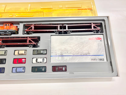 Märklin 2863 Autotransportzug Volkswagen-Werk mit DHG 700 H0
