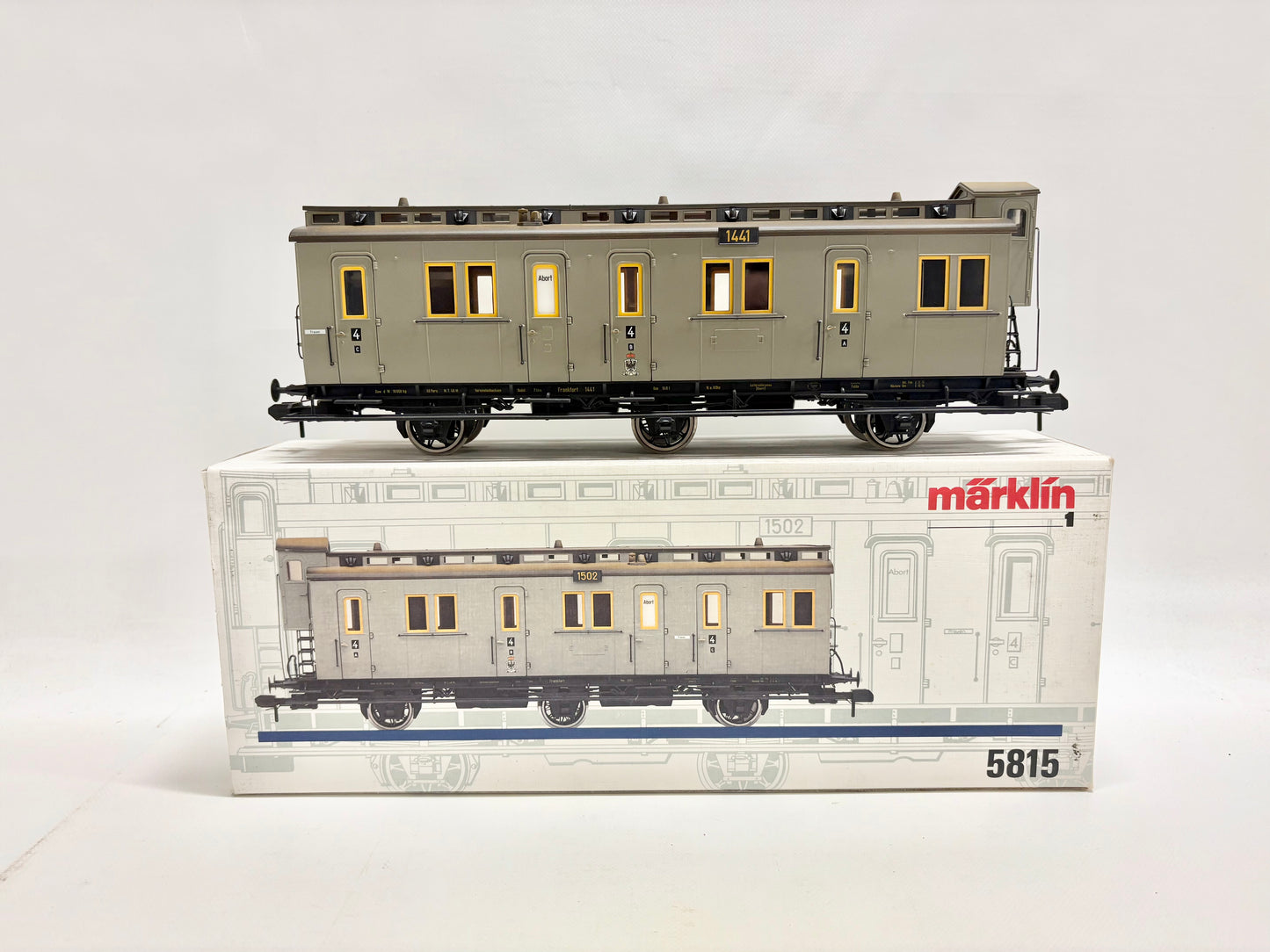 Märklin 5815 Preußischer Abteilwagen Personenwagen K.P.E.V. Spur 1