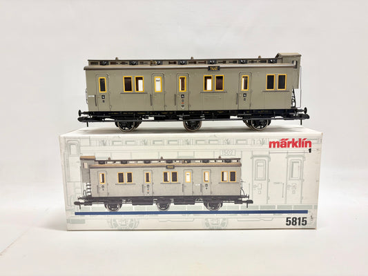 Märklin 5815 Preußischer Abteilwagen Personenwagen K.P.E.V. Spur 1