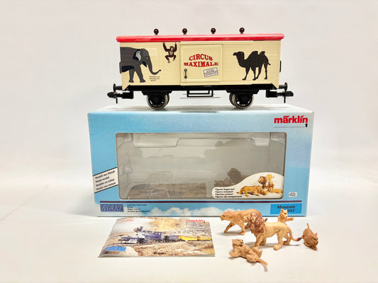 Märklin Maxi Museumswagen 1997 Circus Maximale Löwentransport Spur 1