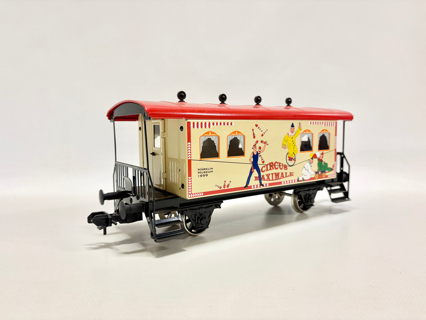 Märklin Maxi Museumswagen 1999 Circus Maximale mit Clown Spur 1