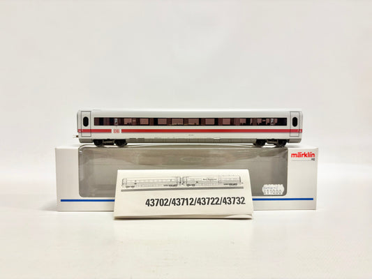 Märklin 43712 Personenwagen ICE Schnellzug DB AC H0