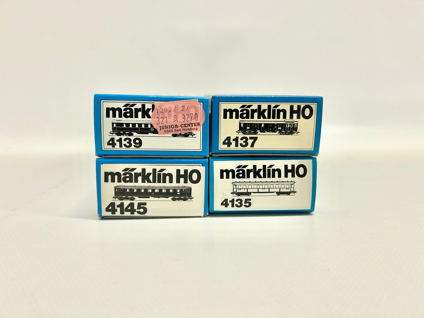 Märklin 4139 4137 4145 4135 Passenger Car Set H0