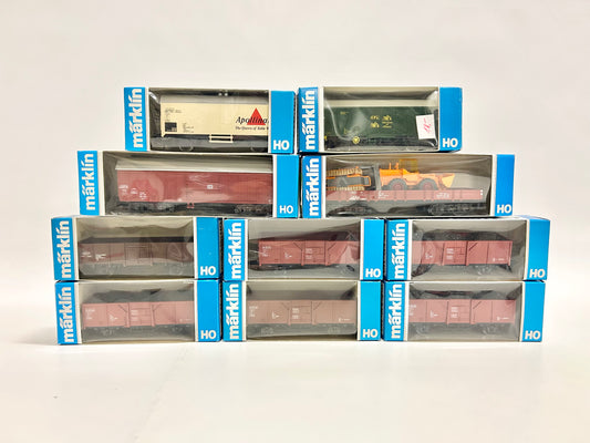 Märklin 10x freight car set H0