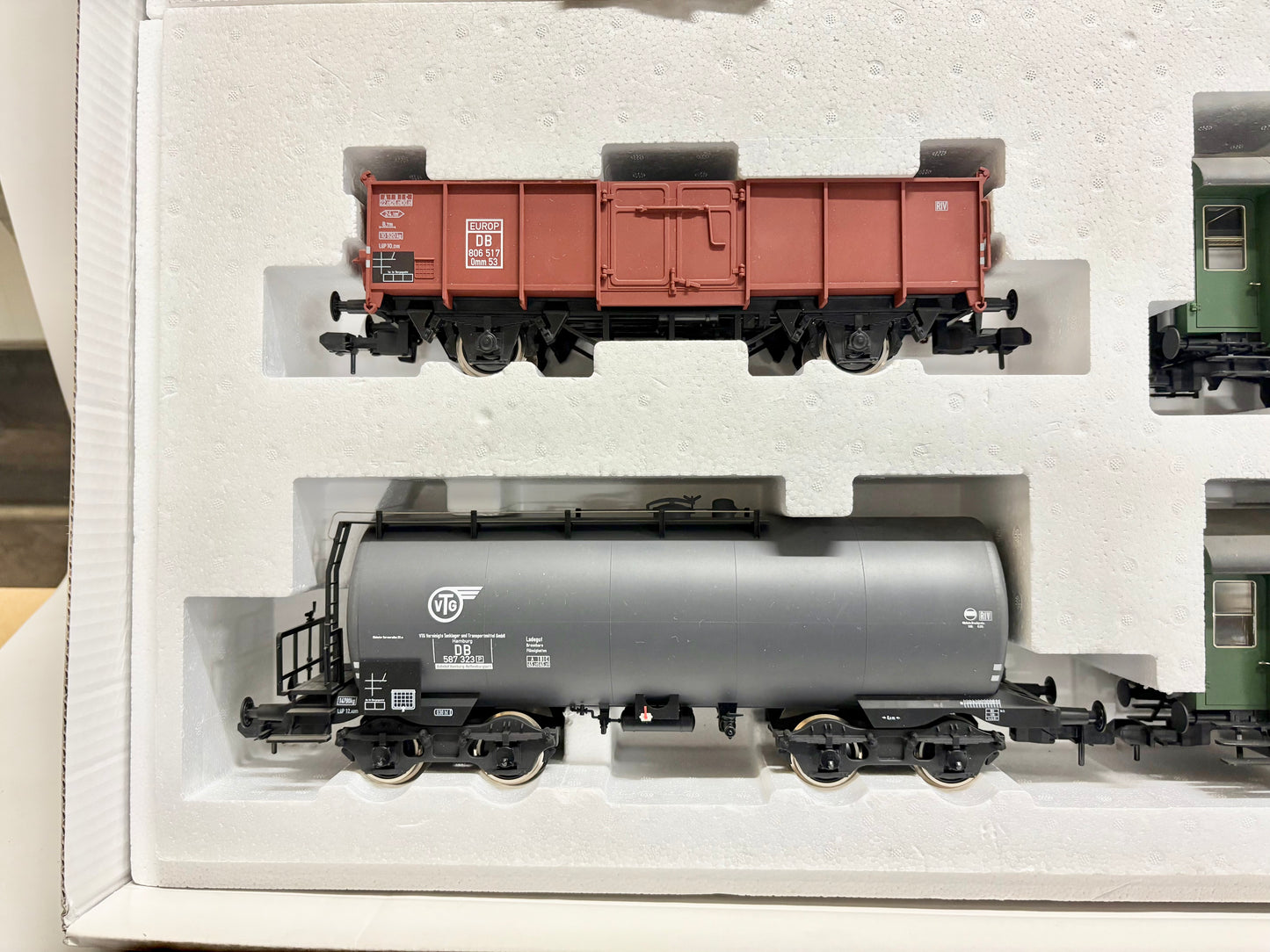Märklin 55031 Digital Startpackung mit Dampflok Br 91 + Diesellok V 100 *Ohne Gleise!* DB Spur 1