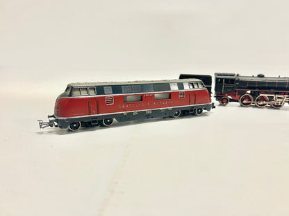 Märklin 3021 3005 3037 3x Lokomotiven Dampflok Diesellok E-Lok H0