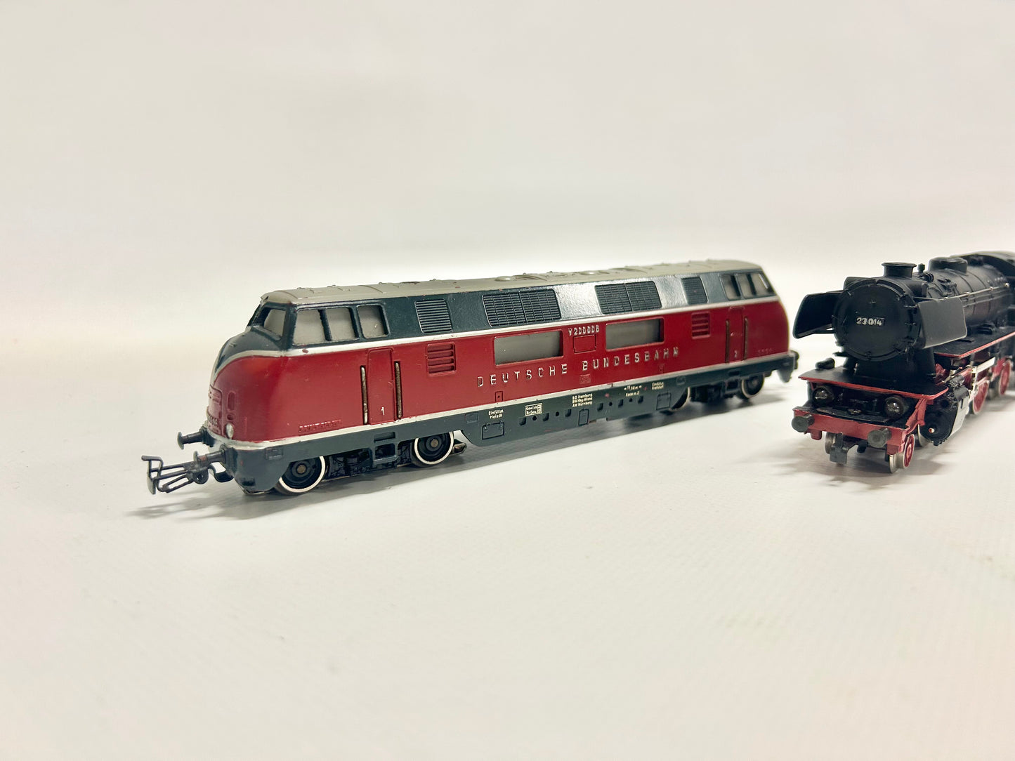 Märklin 3021 3005 3016 3x Lokomotiven Dampflok Diesellok Schienenbus H0