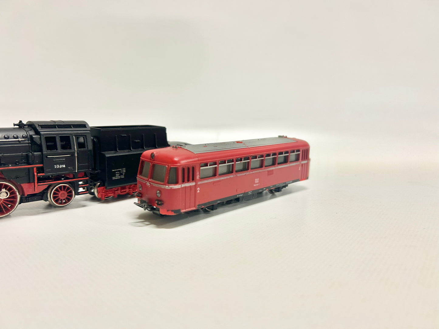 Märklin 3021 3005 3016 3x Lokomotiven Dampflok Diesellok Schienenbus H0
