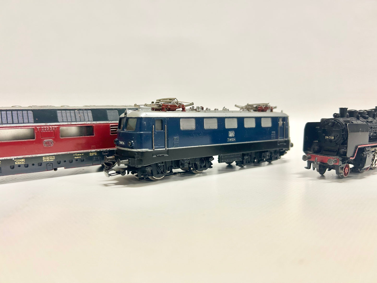 Märklin 3021 3034 3003 3x Lokomotiven Dampflok Diesellok E-Lok H0