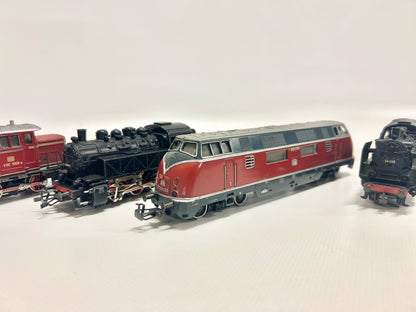 Märklin 3021 3003 3031 3065 4x Lokomotiven Dampflok Diesellok H0