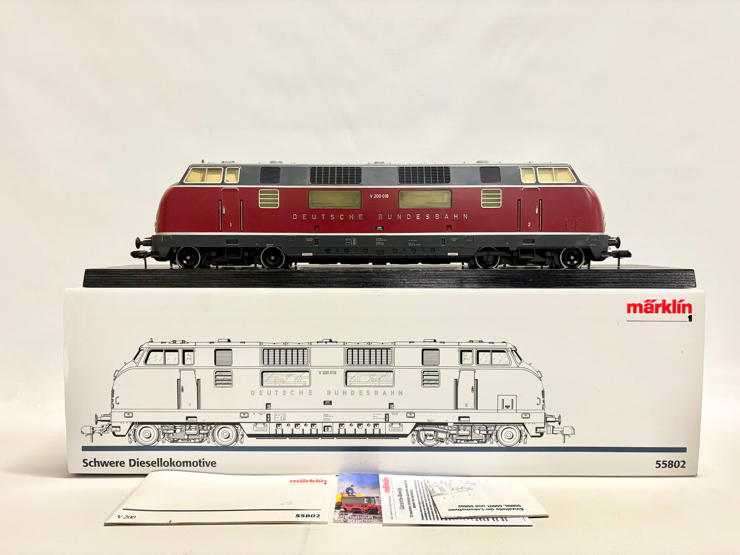 Märklin 55802 Digital + Sound Diesellok V200 018 DB Spur 1