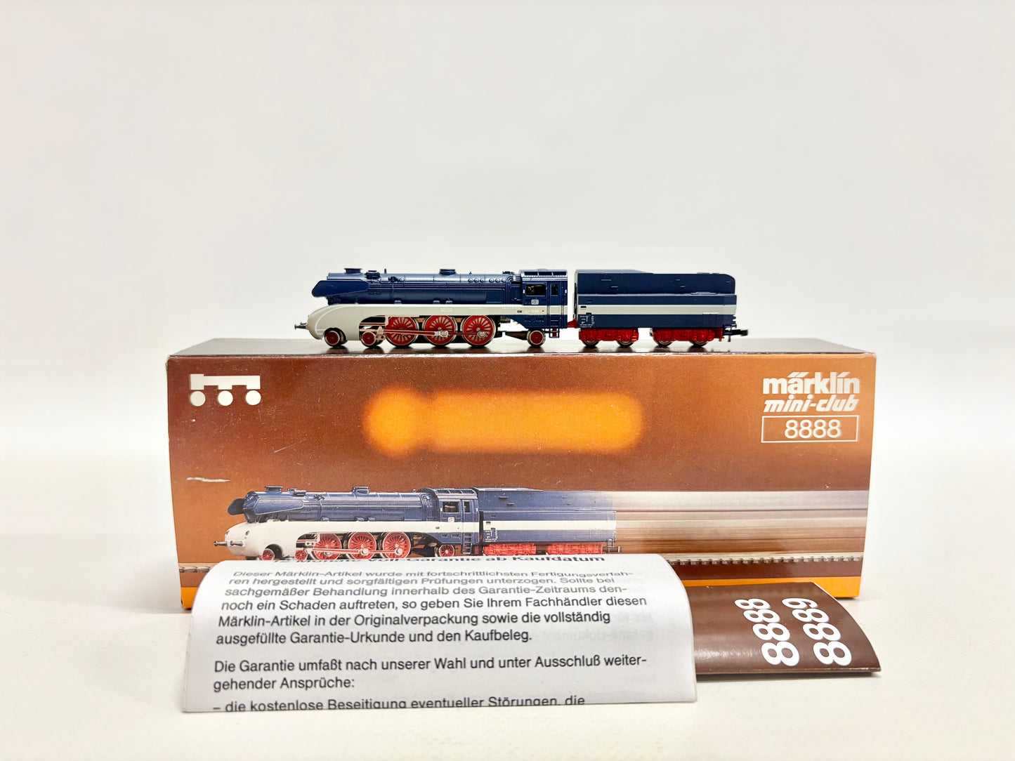 Märklin Mini Club 8888 Dampflok Br 10 001 DB Spur Z