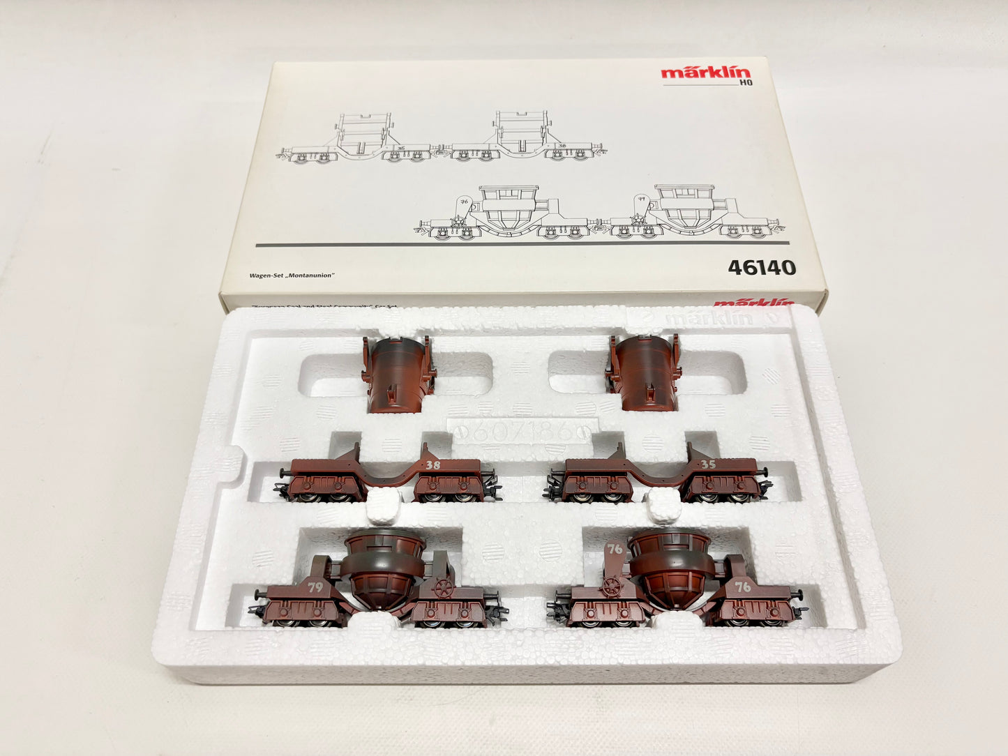 Märklin 46140 Wagen-Set Montanunion DB AC H0