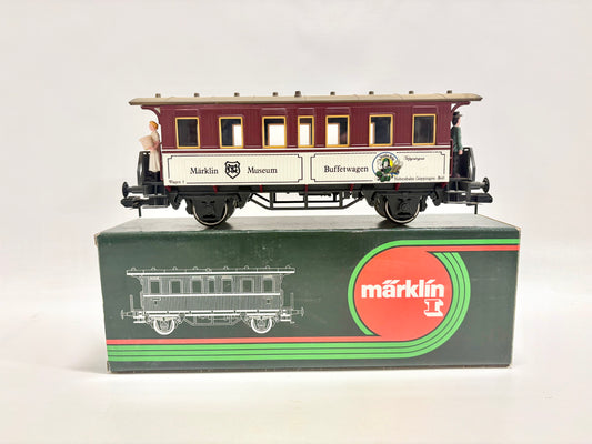 Märklin Museuswagen 1990 Buffetwagen Personenwagen DR Spur 1