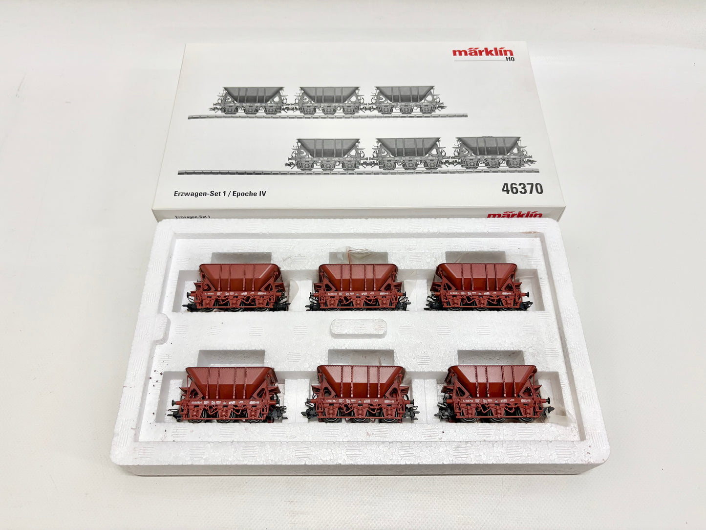Märklin 46370 Wagen-Set Erzwagen SJ AC H0
