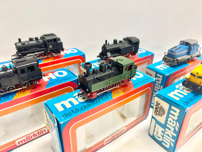 Märklin Lok-Konvolut 3029 3080 3087 3104 3078 3000 Dampflok Diesellok H0