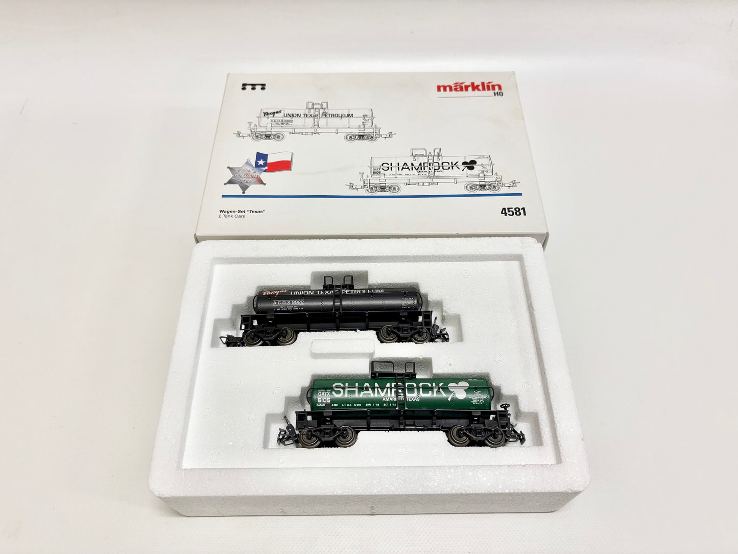 Märklin 4581 Kesselwagen-Set "Texas" USA AC H0